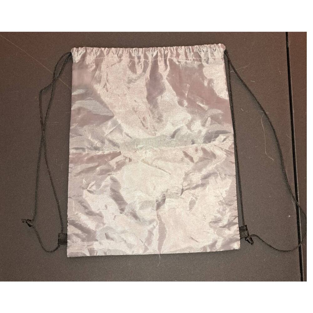 Black & Gray Lightweight Drawstring Backpack - Picture 5 of 5
